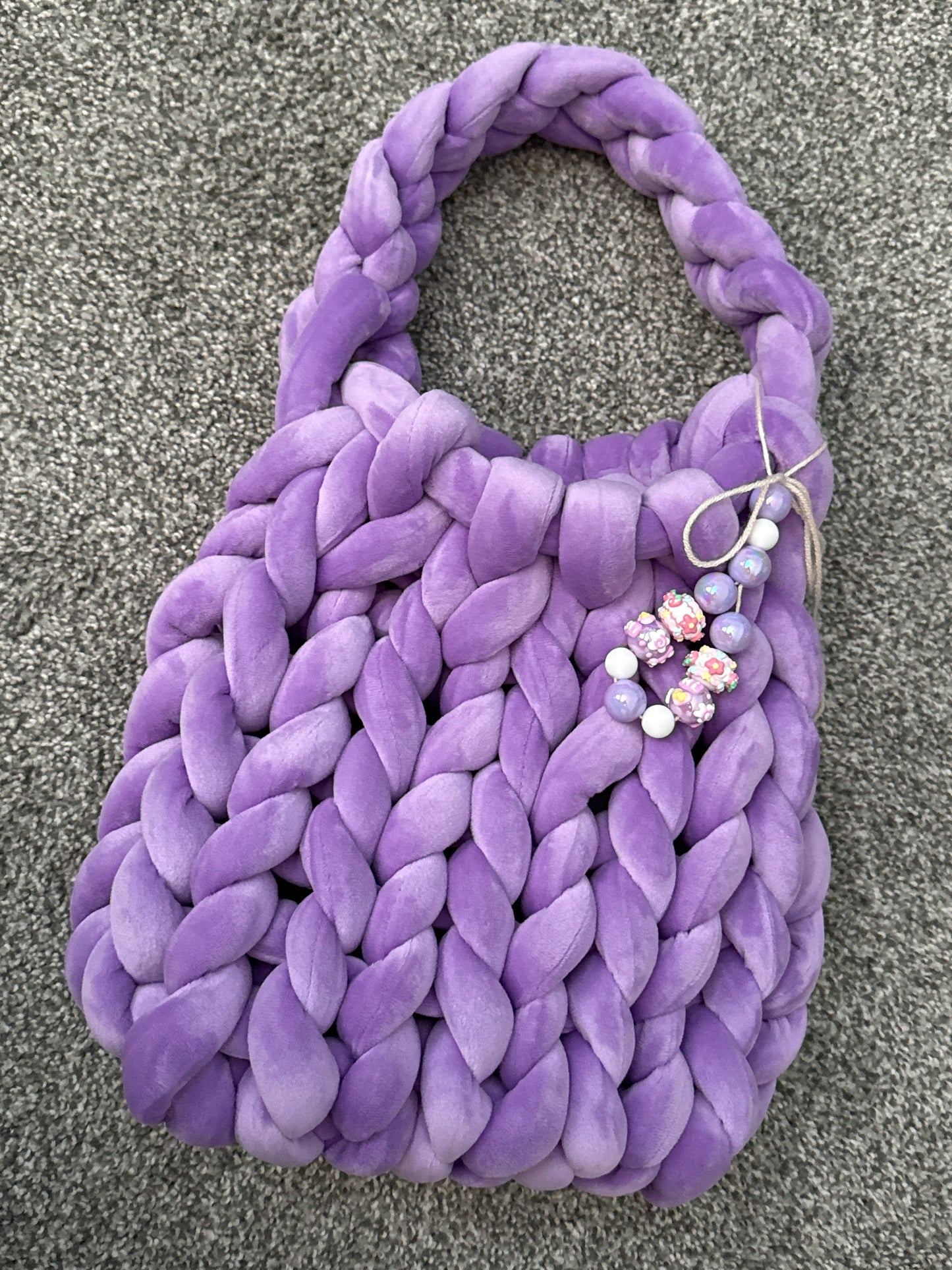 Hand-knit Bag