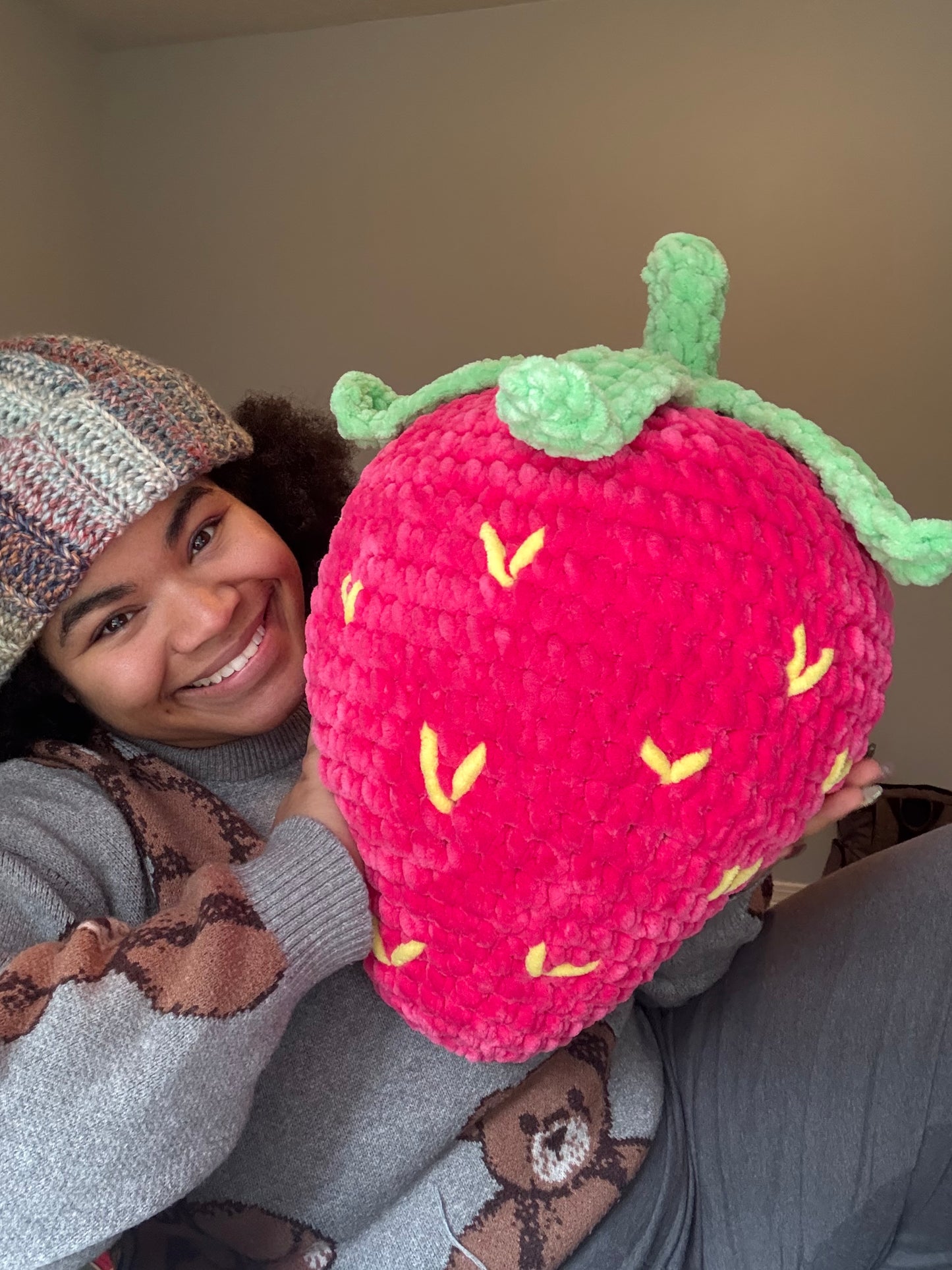 Strawberry pillow