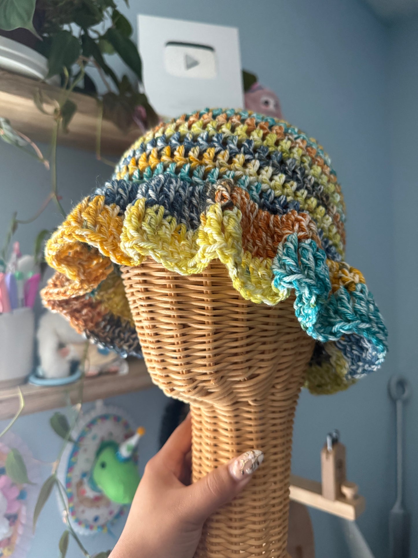 Ruffle Bucket Hat