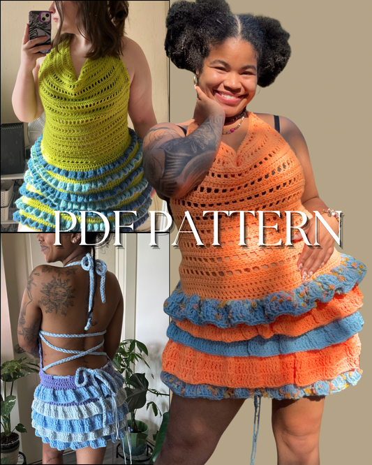 Ruffle Puff Dress PATTERN