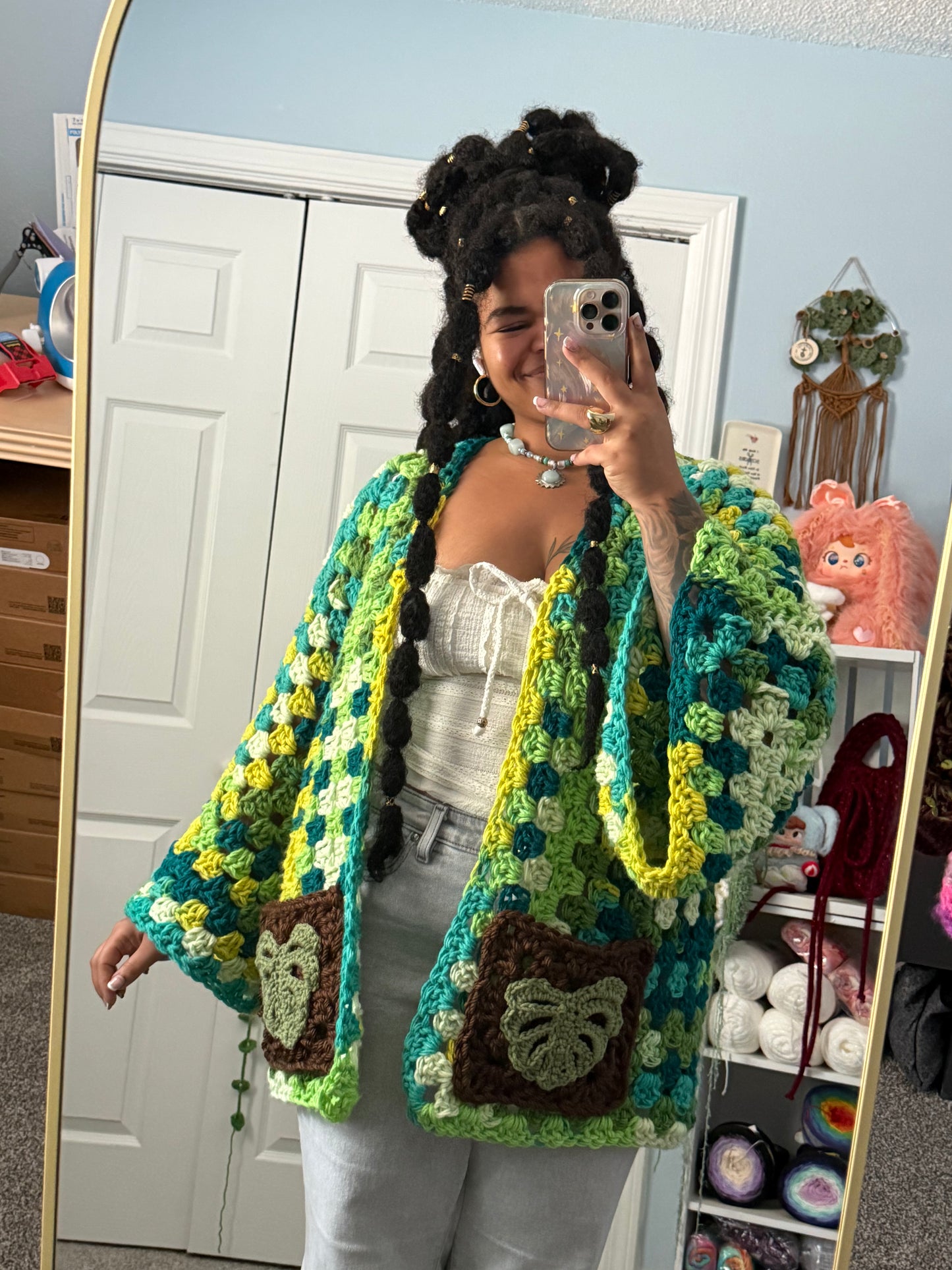 Monstera Cardigan